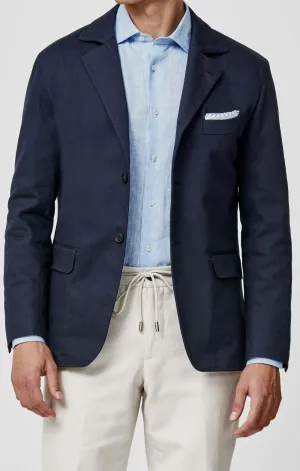 Olimpias Midnight Blue Heavy Cotton Stretch Twill