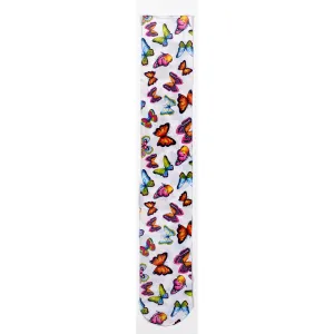 Ovation Ladies Zocks Boot Socks-White Butterflies