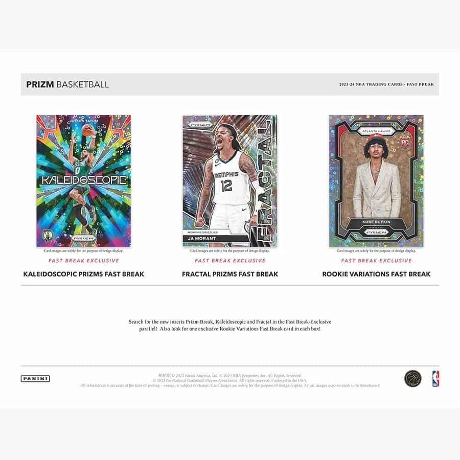 Panini Prizm Fast Break NBA Basketball 2023/24 - Hobby Box