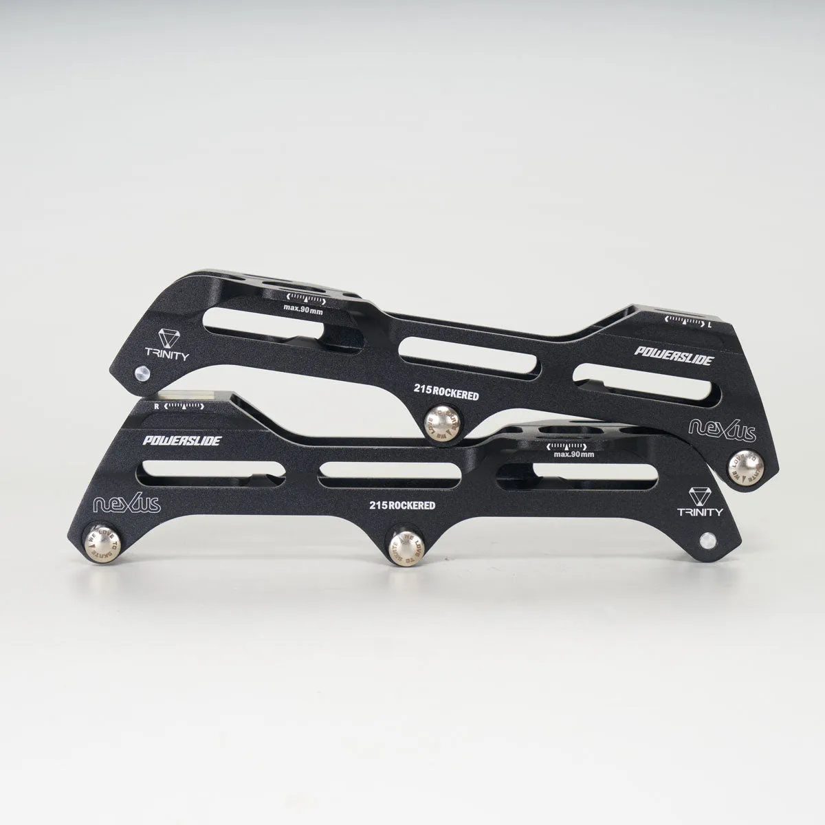 Powerslide Trinity Nexus rocker 215mm 3x90 - Black Frames