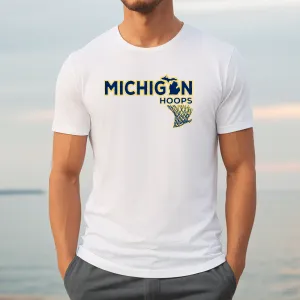 "Michigan Hoops" Men's Crew T-Shirt