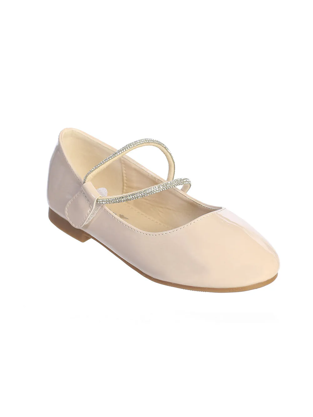 Rhinestone Patent Flats S165