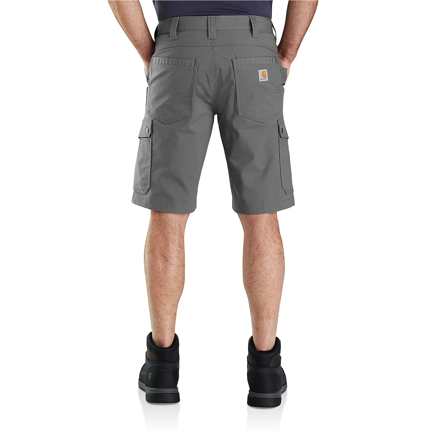 Ripstop Cargo Work Short  - Steel 104727