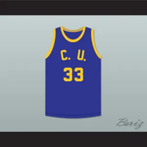 Roberta "Swish" James 33 Cadwallader University Blue Basketball Jersey Fast Break