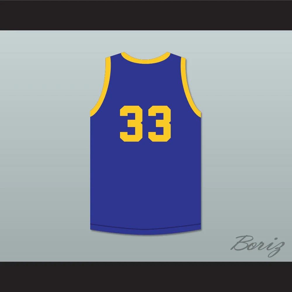 Roberta "Swish" James 33 Cadwallader University Blue Basketball Jersey Fast Break