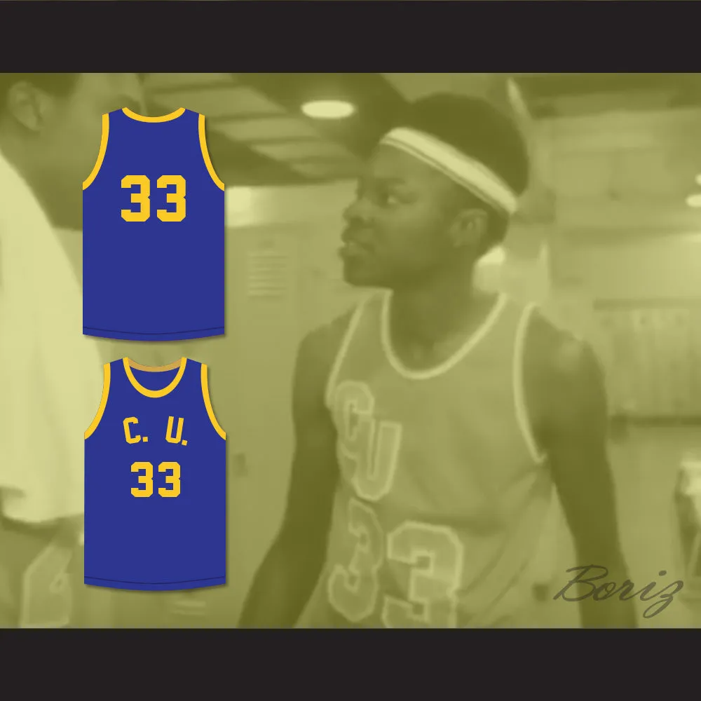 Roberta "Swish" James 33 Cadwallader University Blue Basketball Jersey Fast Break