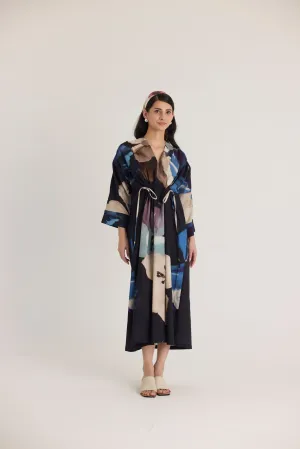 Rocco Drawstrings Kaftan Dress