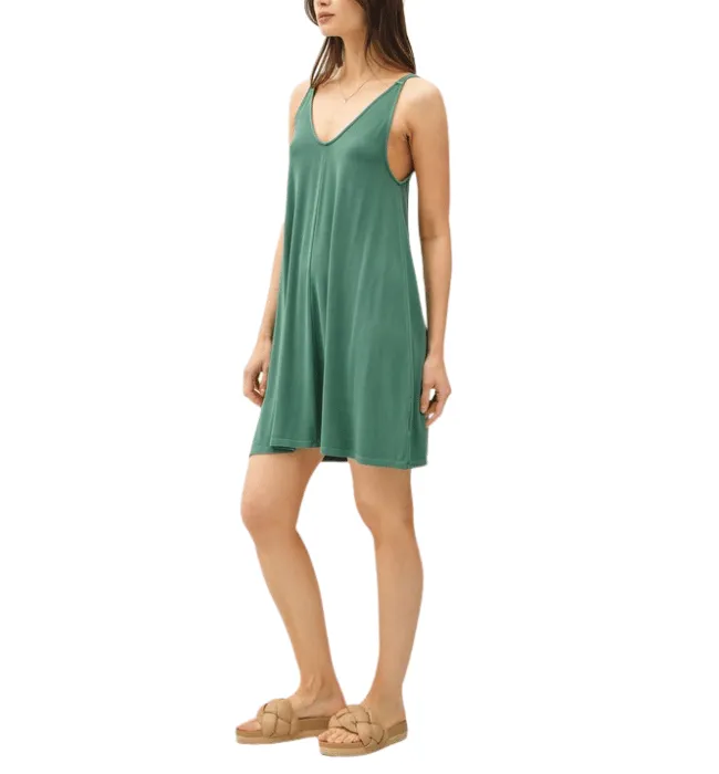 Rochelle Ribbed Knit V Neck Dress
