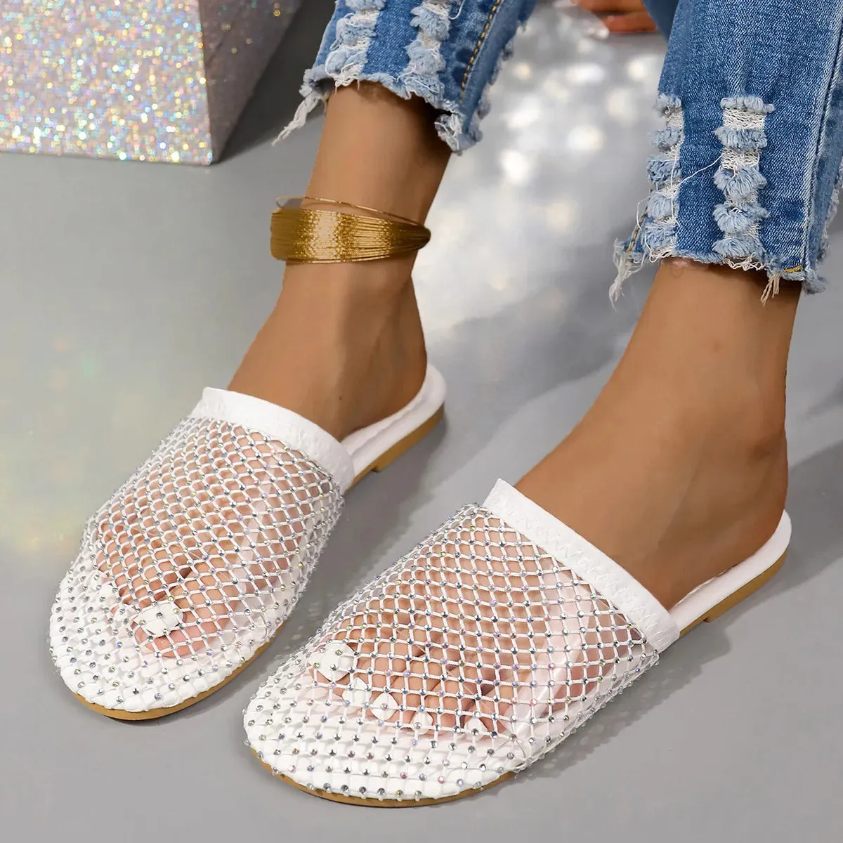 Round Toe Flats Sandals
