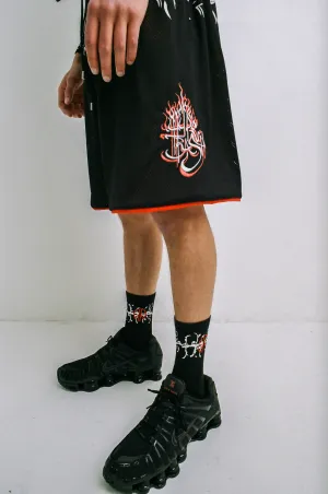 RUKHA Mesh Shorts Black