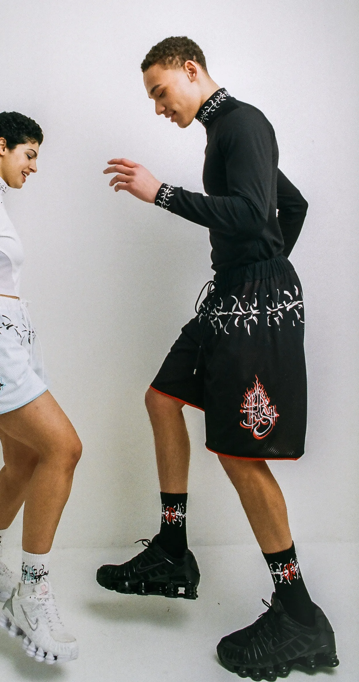 RUKHA Mesh Shorts Black