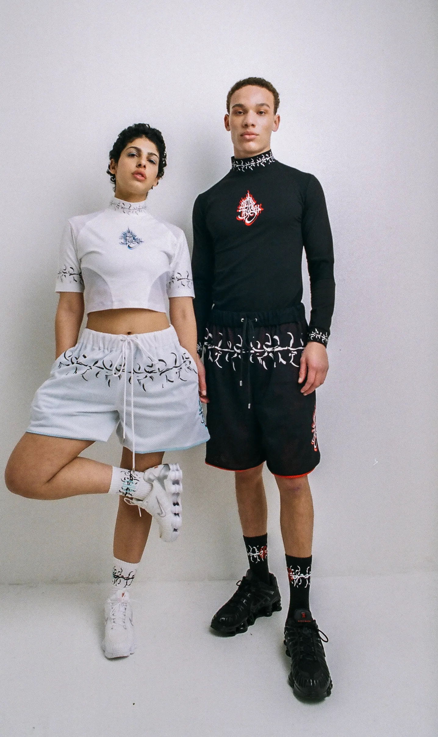 RUKHA Mesh Shorts Black