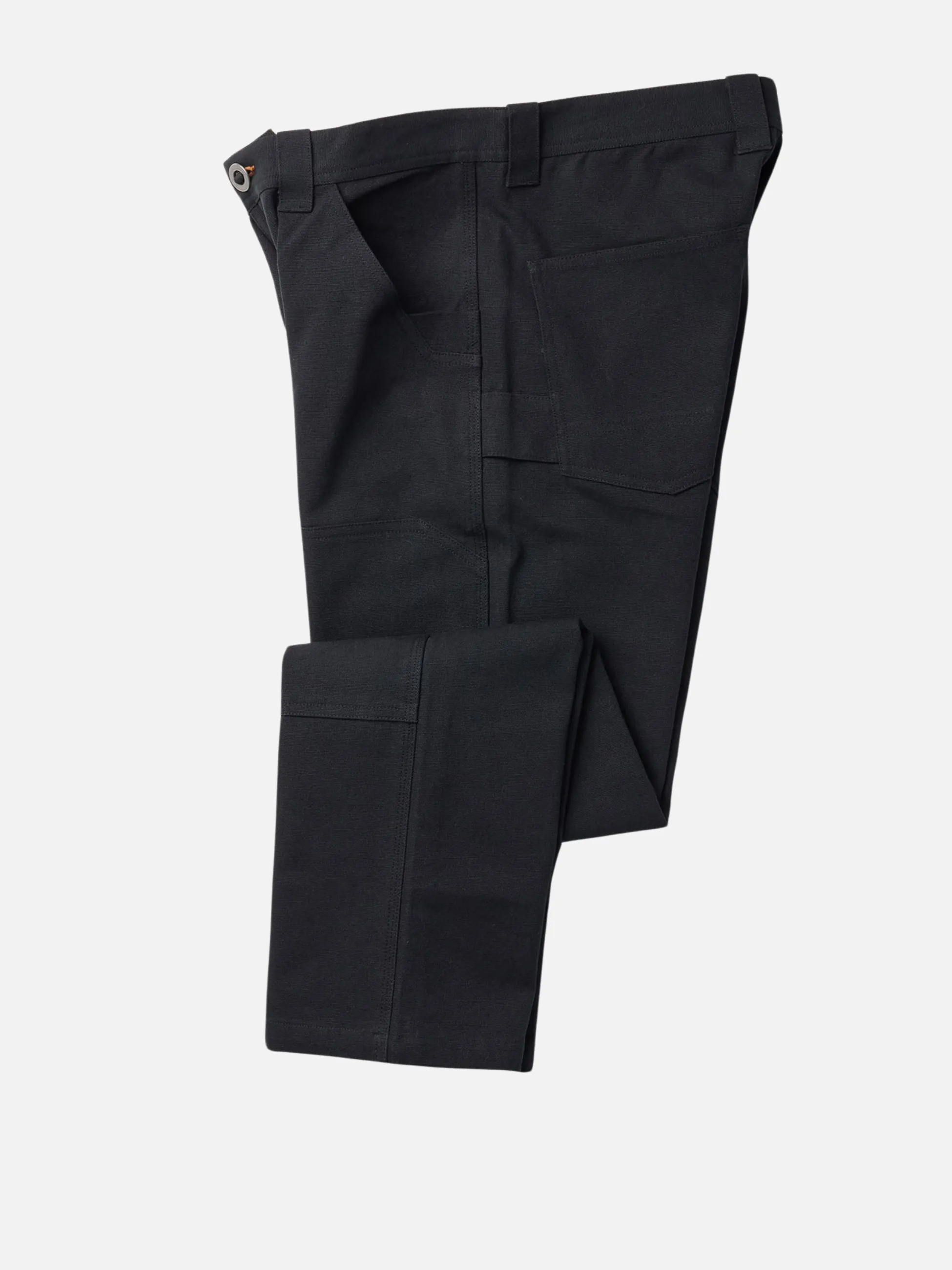 Seager Bison Double Knee Canvas Pants - Black