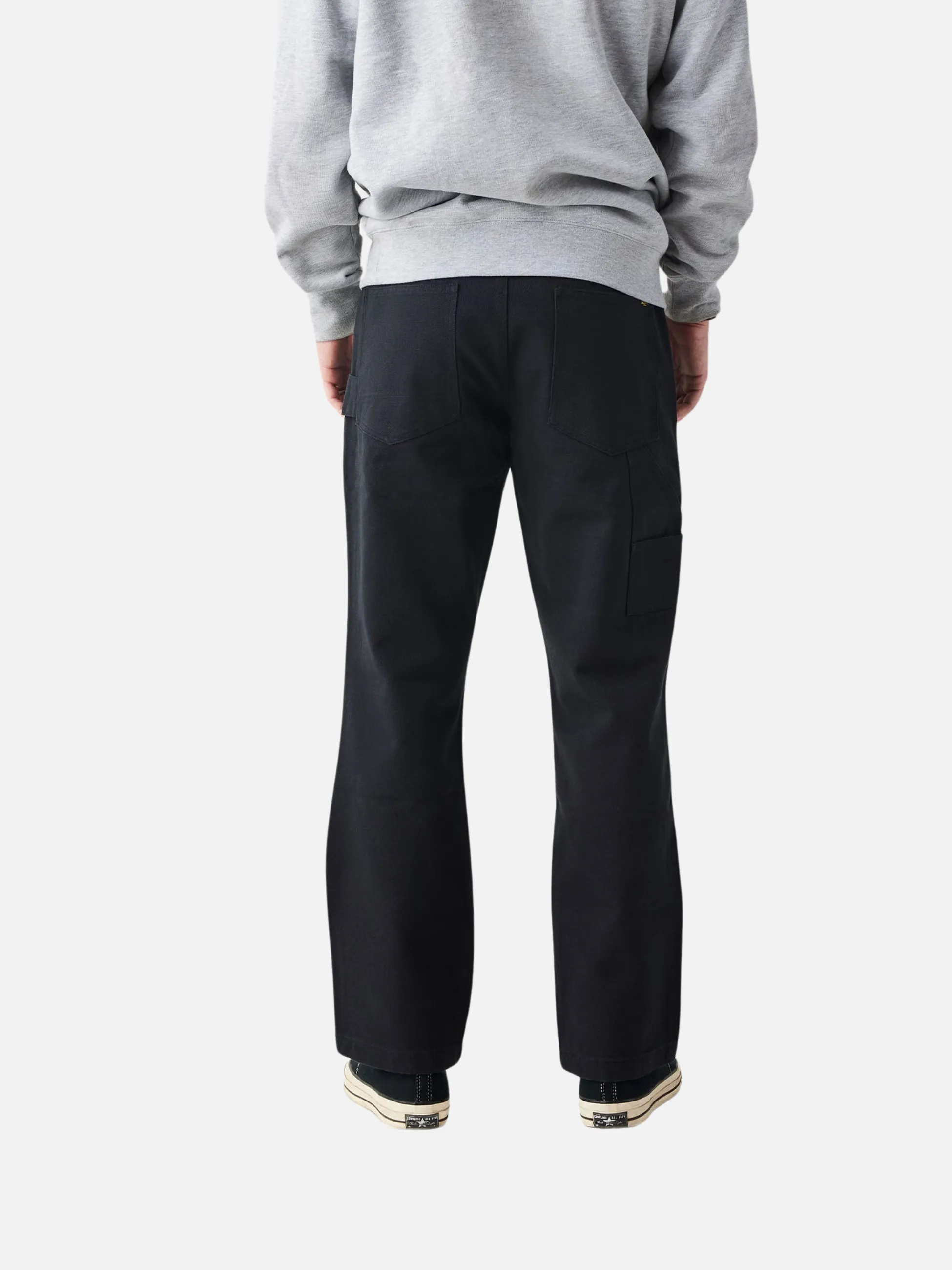 Seager Bison Double Knee Canvas Pants - Black