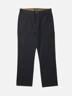 Seager Bison Double Knee Canvas Pants - Black