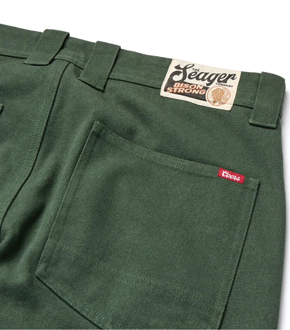 Seager - Seager x Coors Banquet Bison Double Knee Pant - Pine