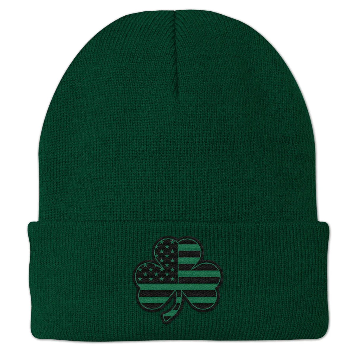 Shamrock Stars & Stripes Tonal Cuff Knit