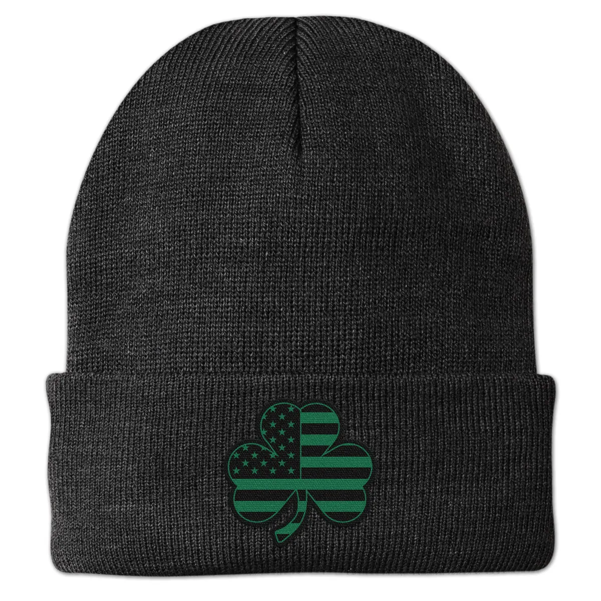 Shamrock Stars & Stripes Tonal Cuff Knit