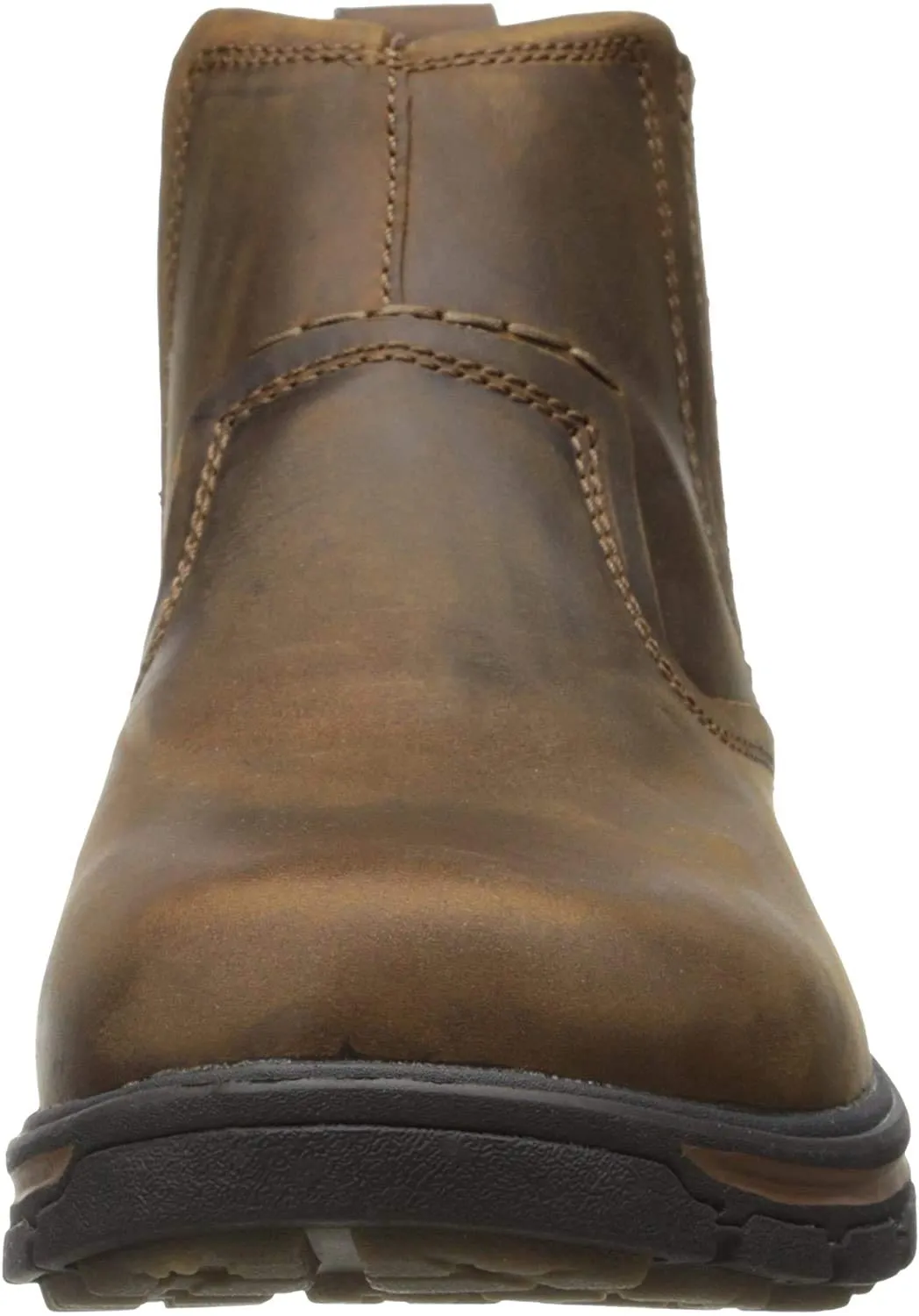 Skechers Men's Relaxed Fit Segment-Dorton Boot, Dark Brown, 12 M US