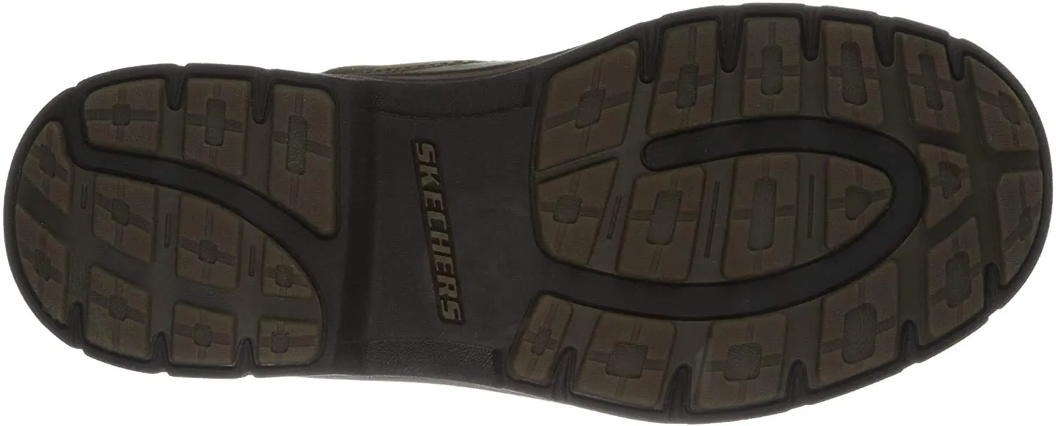 Skechers Men's Relaxed Fit Segment-Dorton Boot, Dark Brown, 12 M US