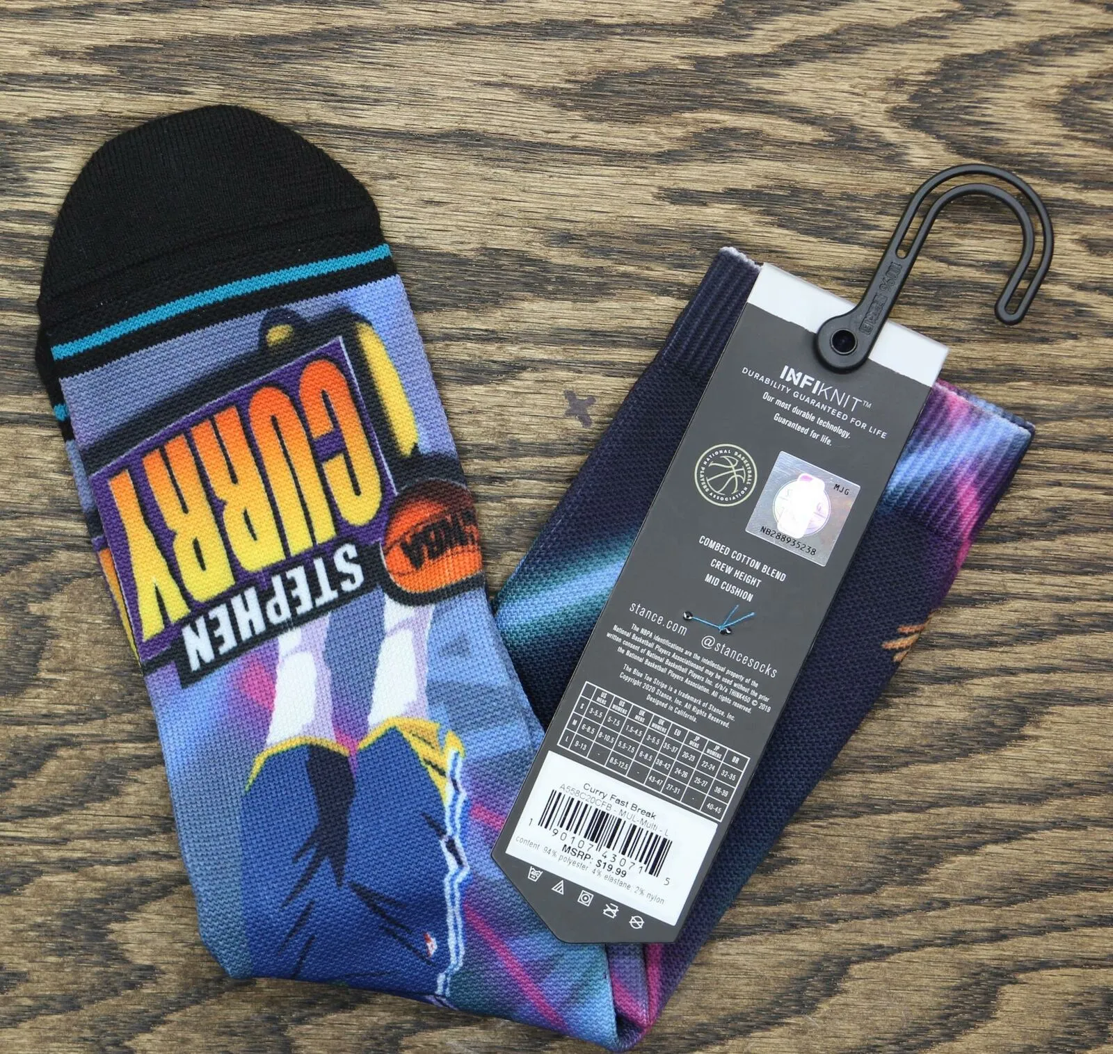 Stance Men's Stephen Curry Fast Break Crew Socks