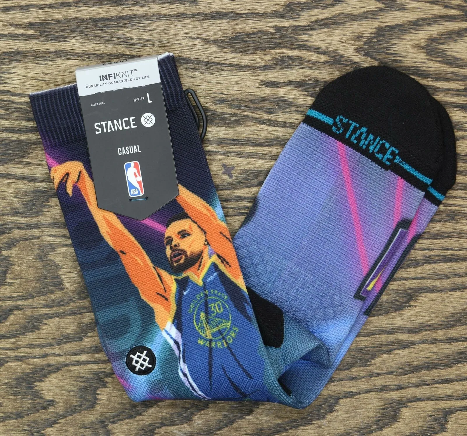 Stance Men's Stephen Curry Fast Break Crew Socks