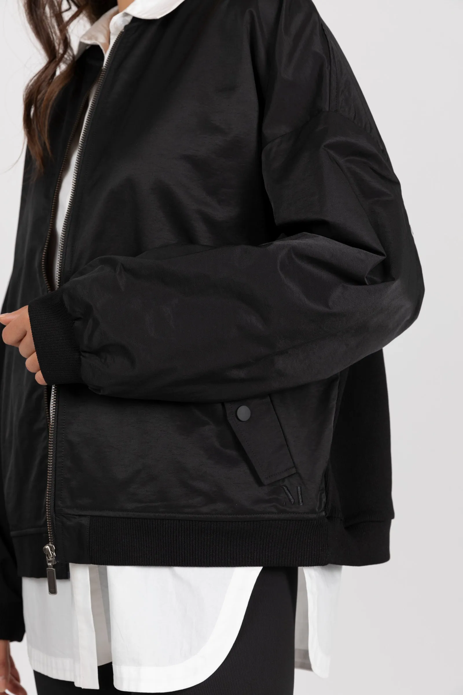 Static Panel Jacket - Black