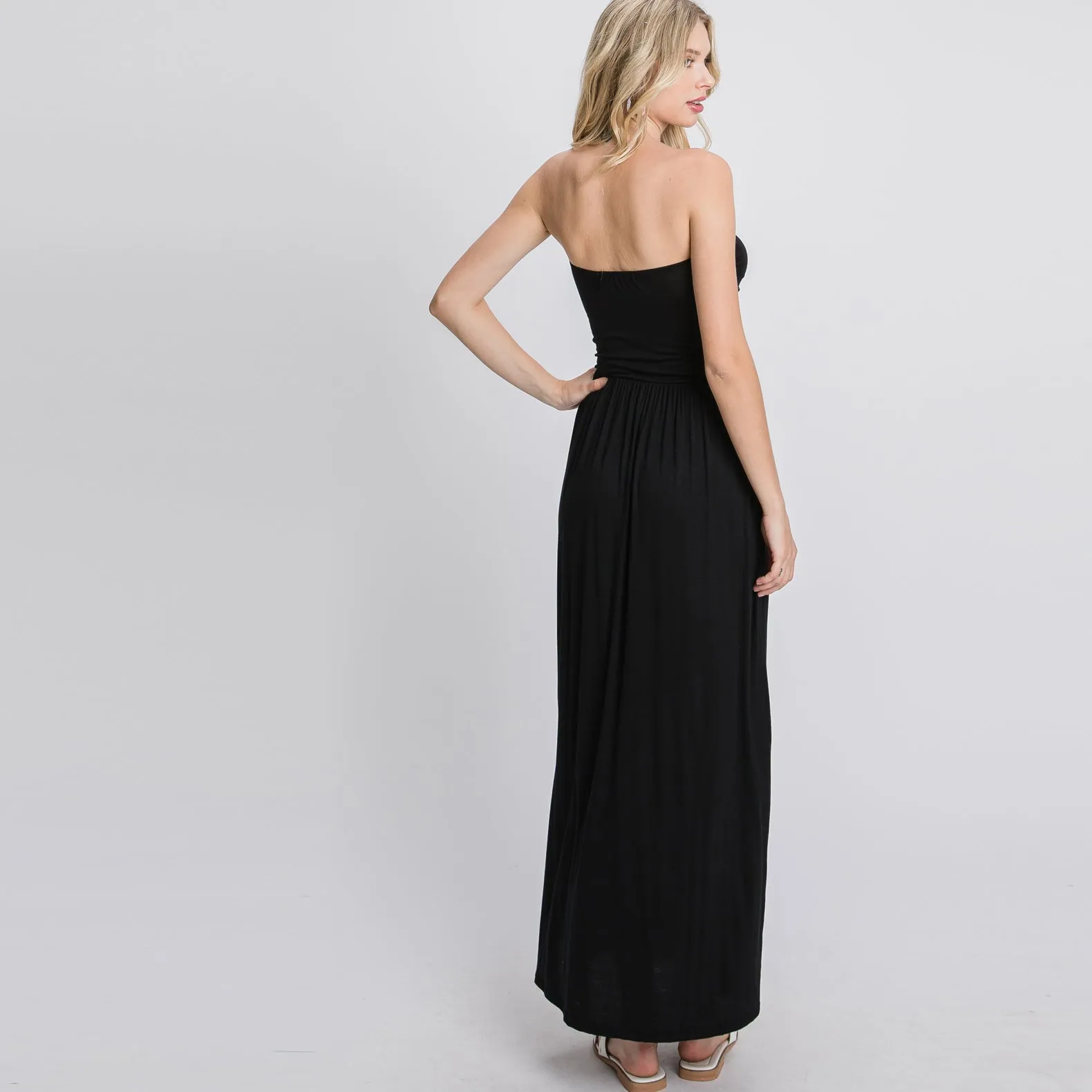 Summer Goddess Strapless Maxi