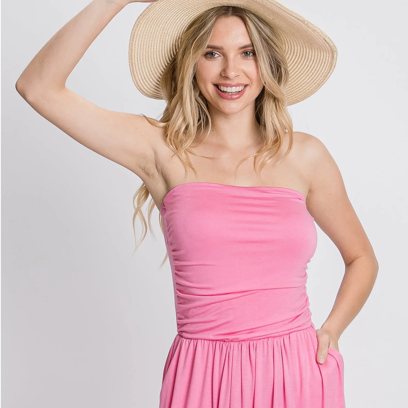 Summer Goddess Strapless Maxi