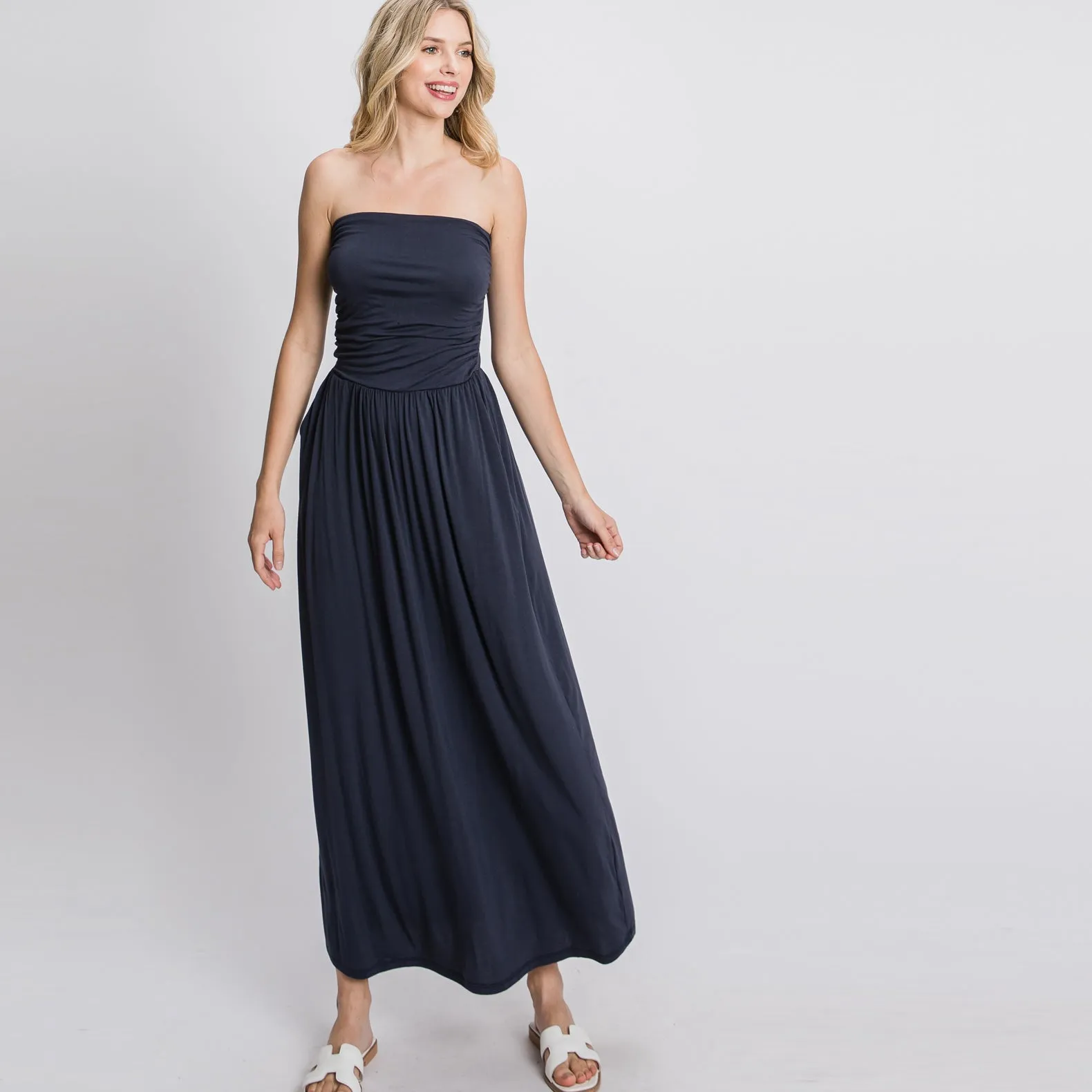 Summer Goddess Strapless Maxi