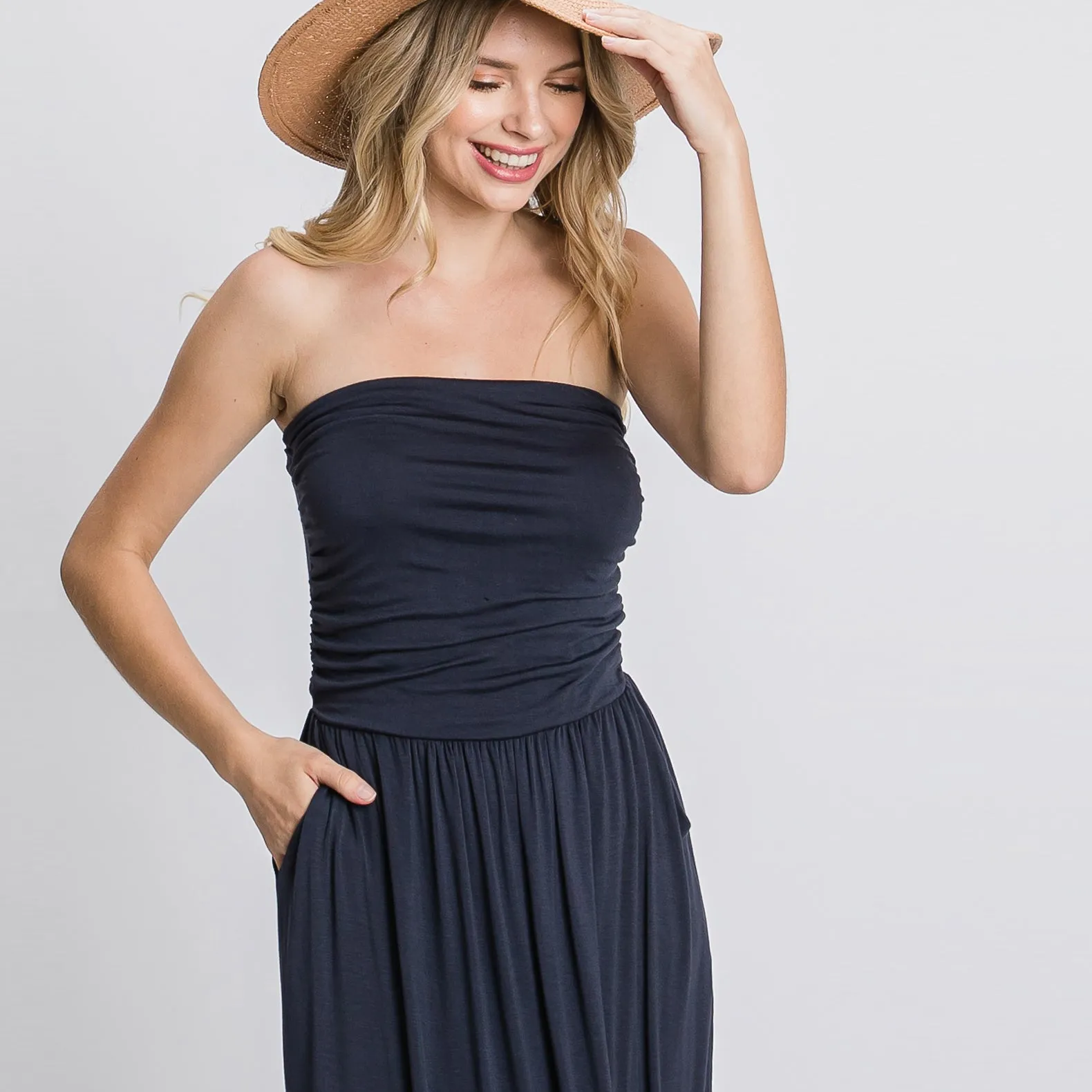 Summer Goddess Strapless Maxi