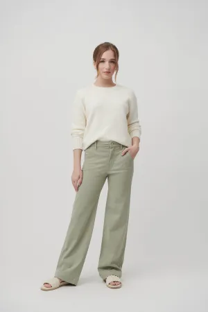 The Malibu Wide Chino  |  Sage