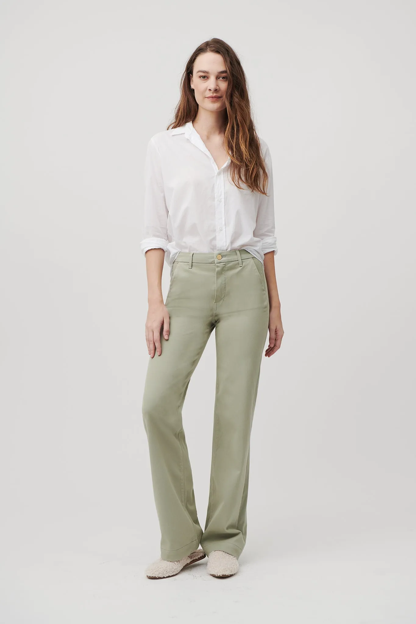 The Malibu Wide Chino  |  Sage