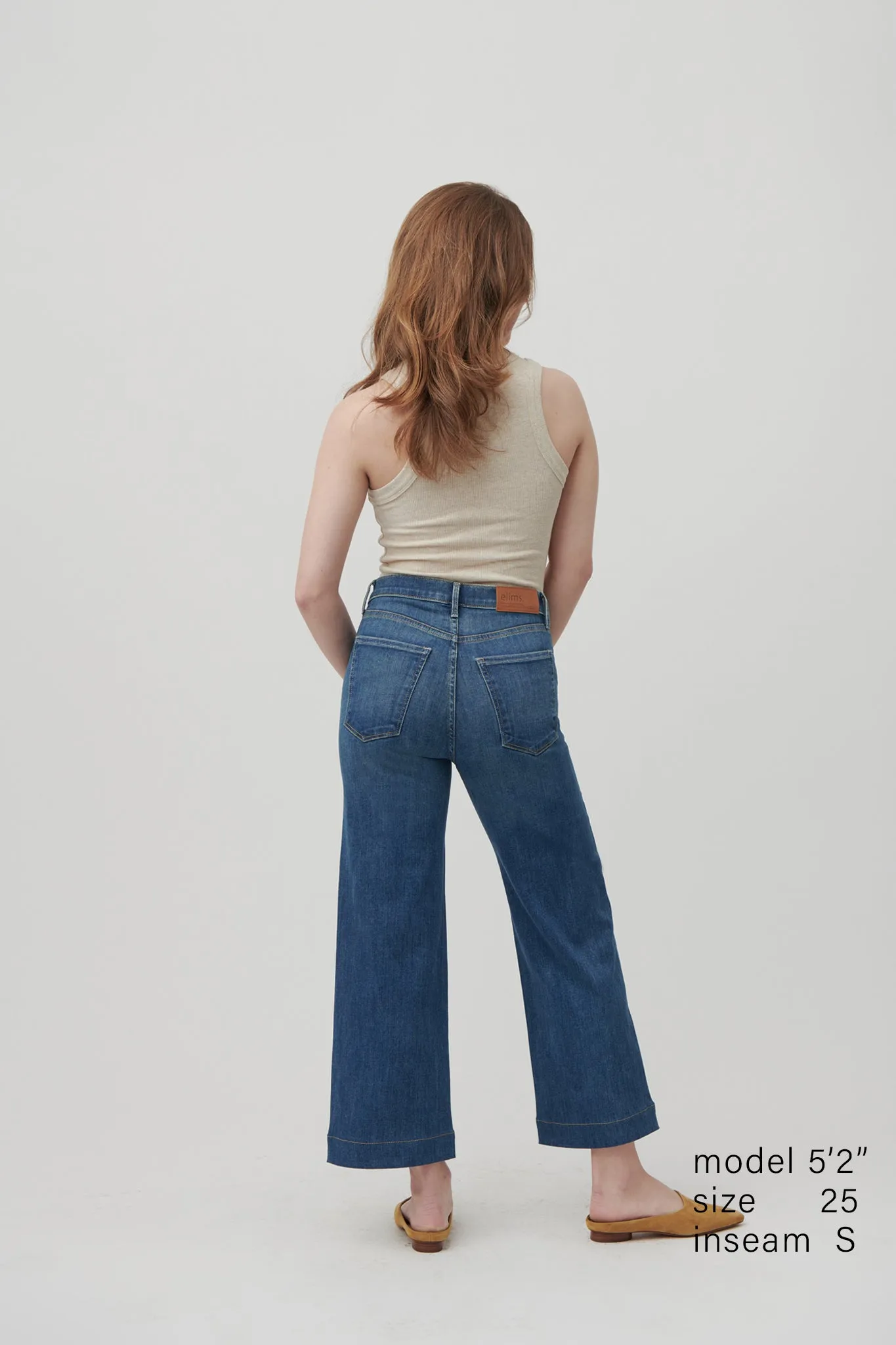 The Malibu Wide Denim Cropped  |  Moonlit Ocean