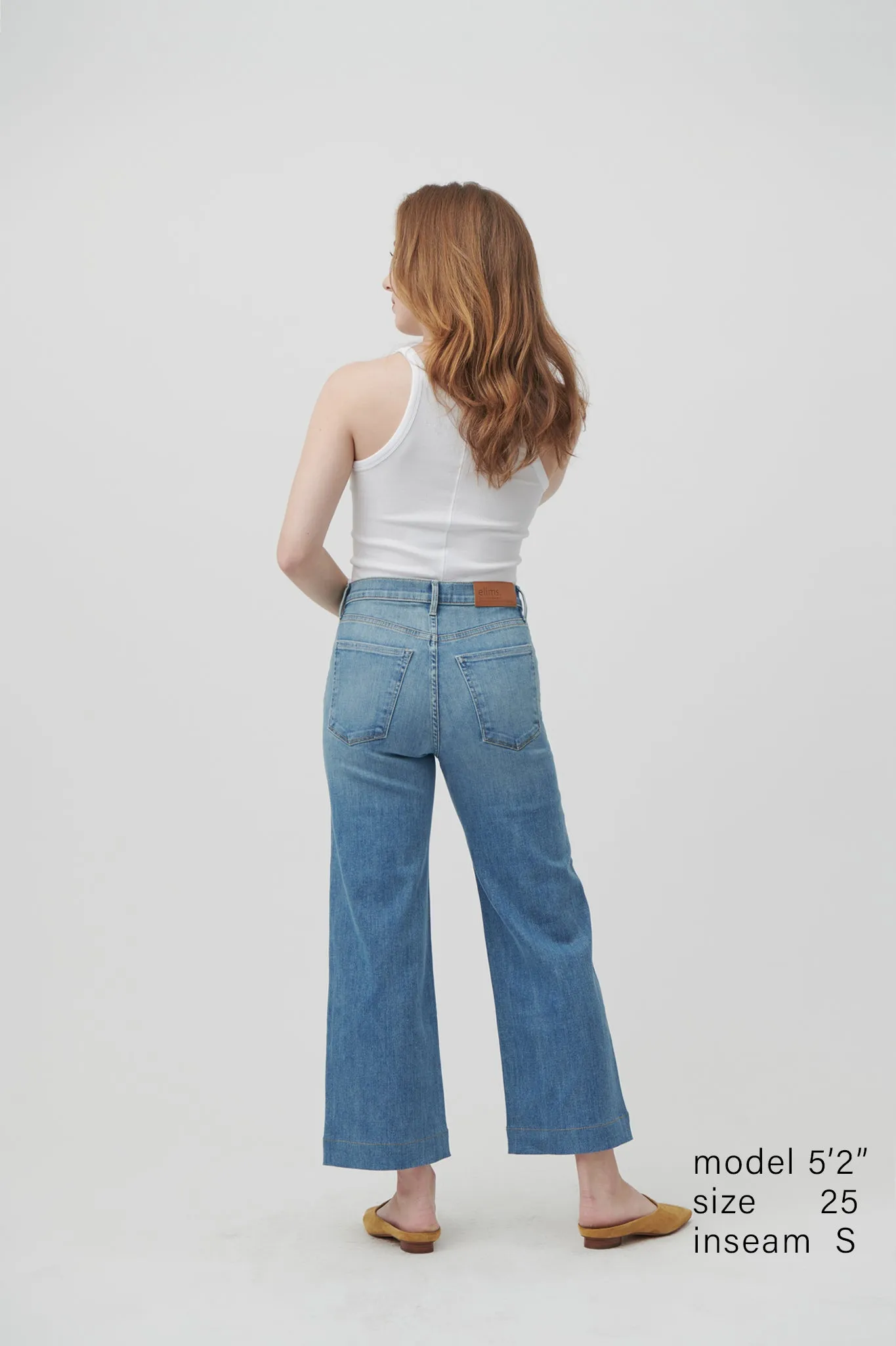 The Malibu Wide Denim Cropped  |  Sun-Kissed
