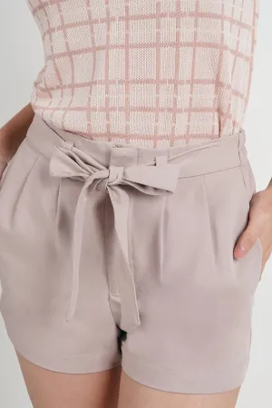 Tie Waist Pull Up Shorts