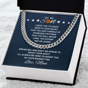 To My Basketball Son - Shoot Your Shot - Love, Mom