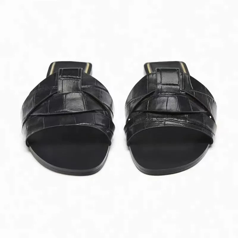 TYLA - Criss-Cross Strap Sandals