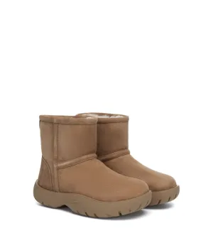 UGG Boots Sheepskin Wool Mid Calf Chunky Short Classic Salma
