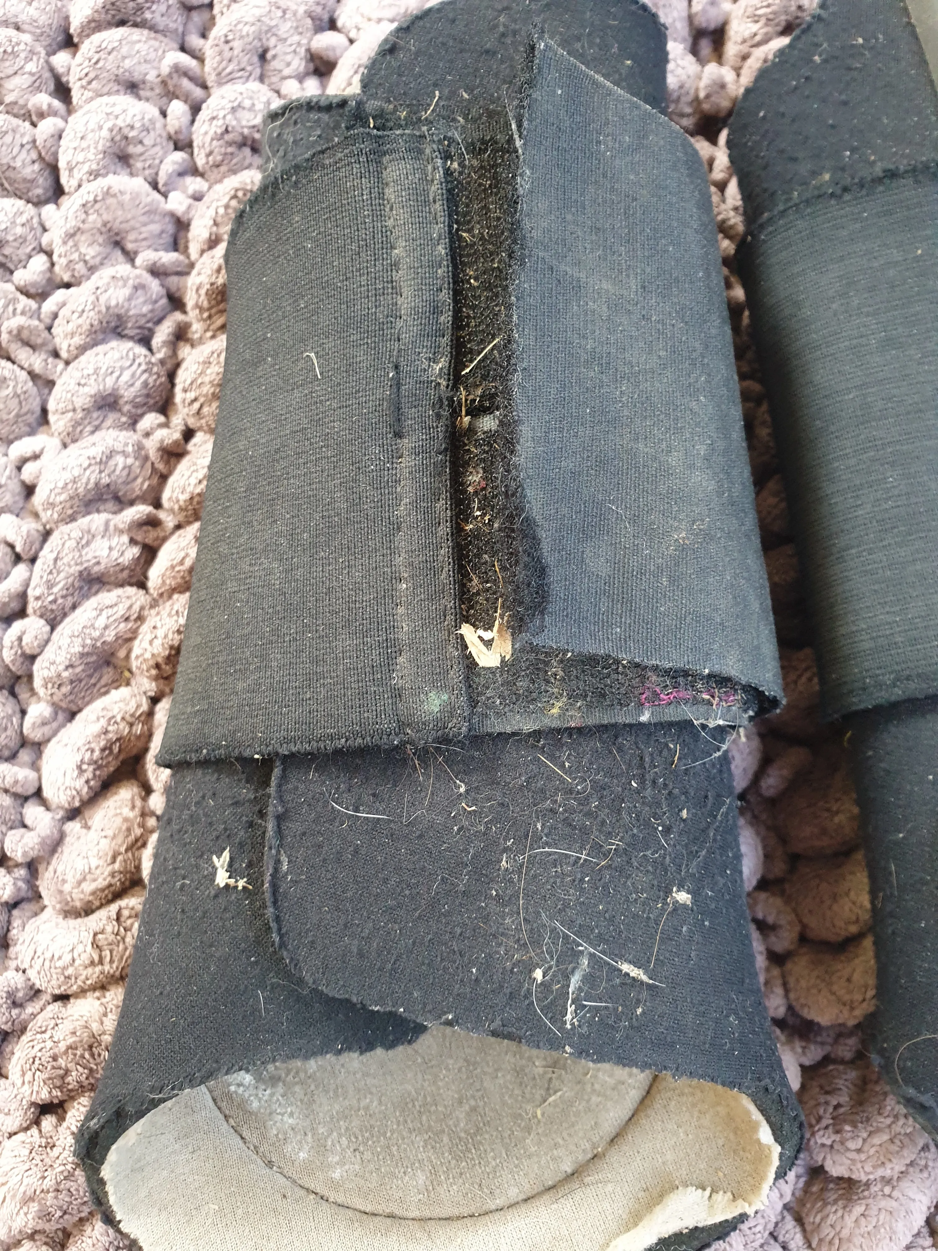 Used full size eskadron black brushing boots FREE POSTAGE☆