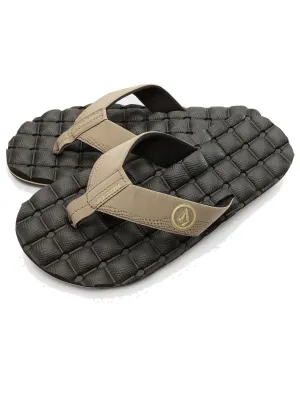 Volcom Recliner Khaki Sandal