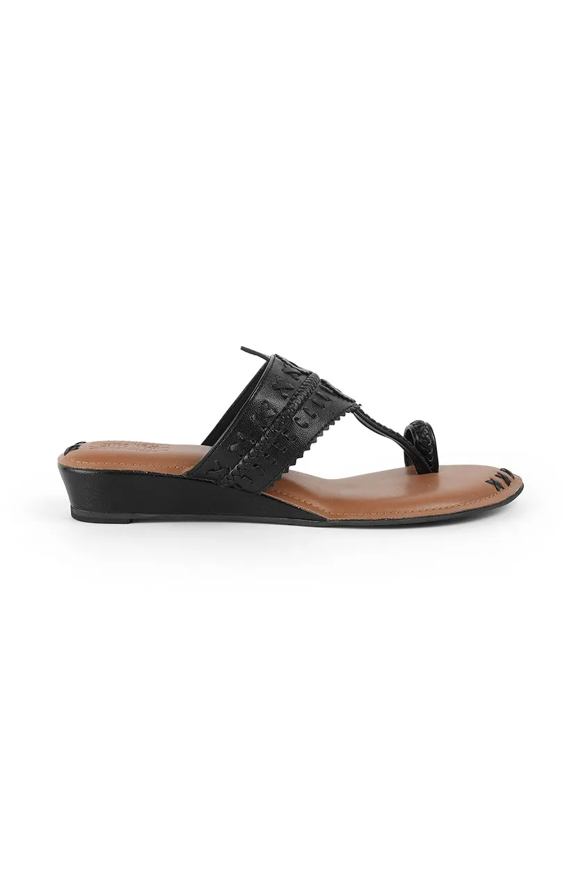 Weave 1" Flats Black