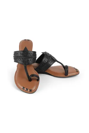 Weave 1" Flats Black