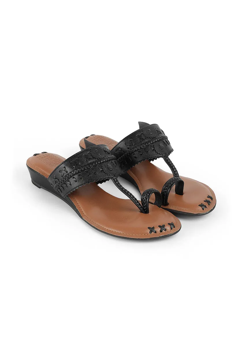 Weave 1" Flats Black