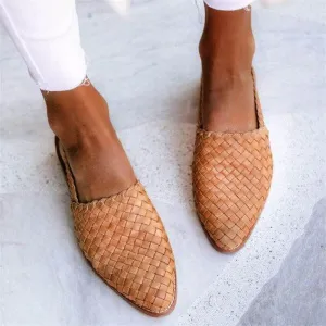 Women Leather Flats | Stylish & Comfortable Design