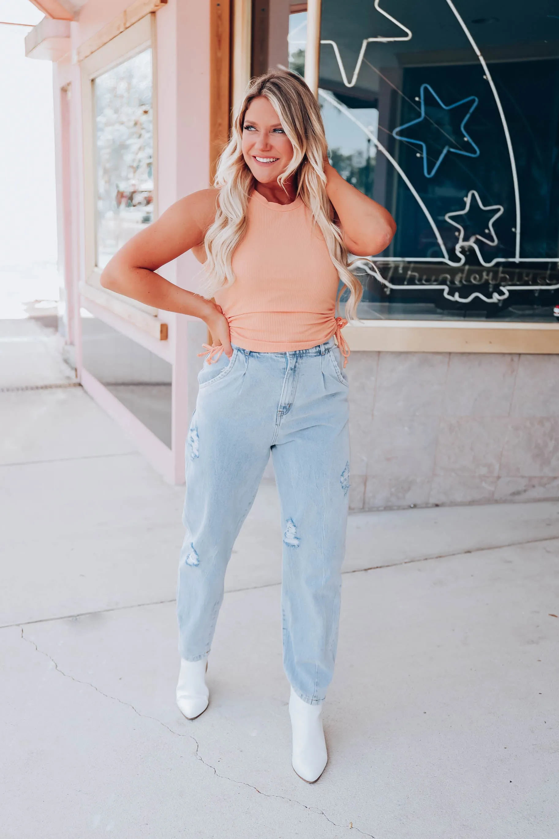 Zinnia Ribbed Crop Top