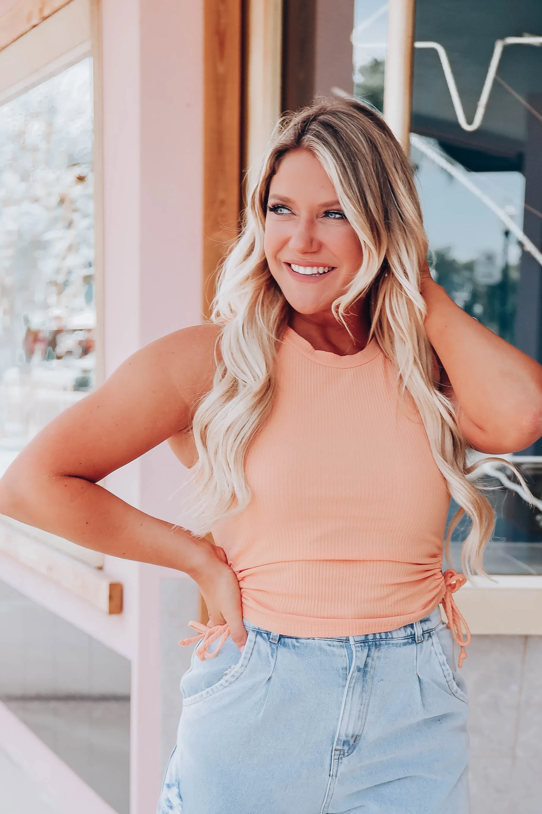Zinnia Ribbed Crop Top